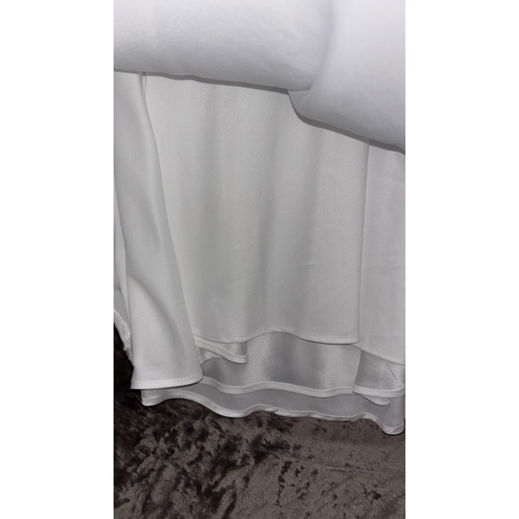 Show Me Your Mumu Lisa Maxi Dress Ivory Satin Halter Bridal Gown Size Small - Picture 7 of 10